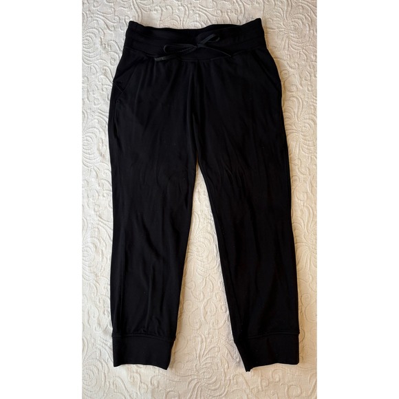 lululemon athletica Pants - Lululemon Align Jogger Pants Black Cropped Yoga Athleisure Women Size 6